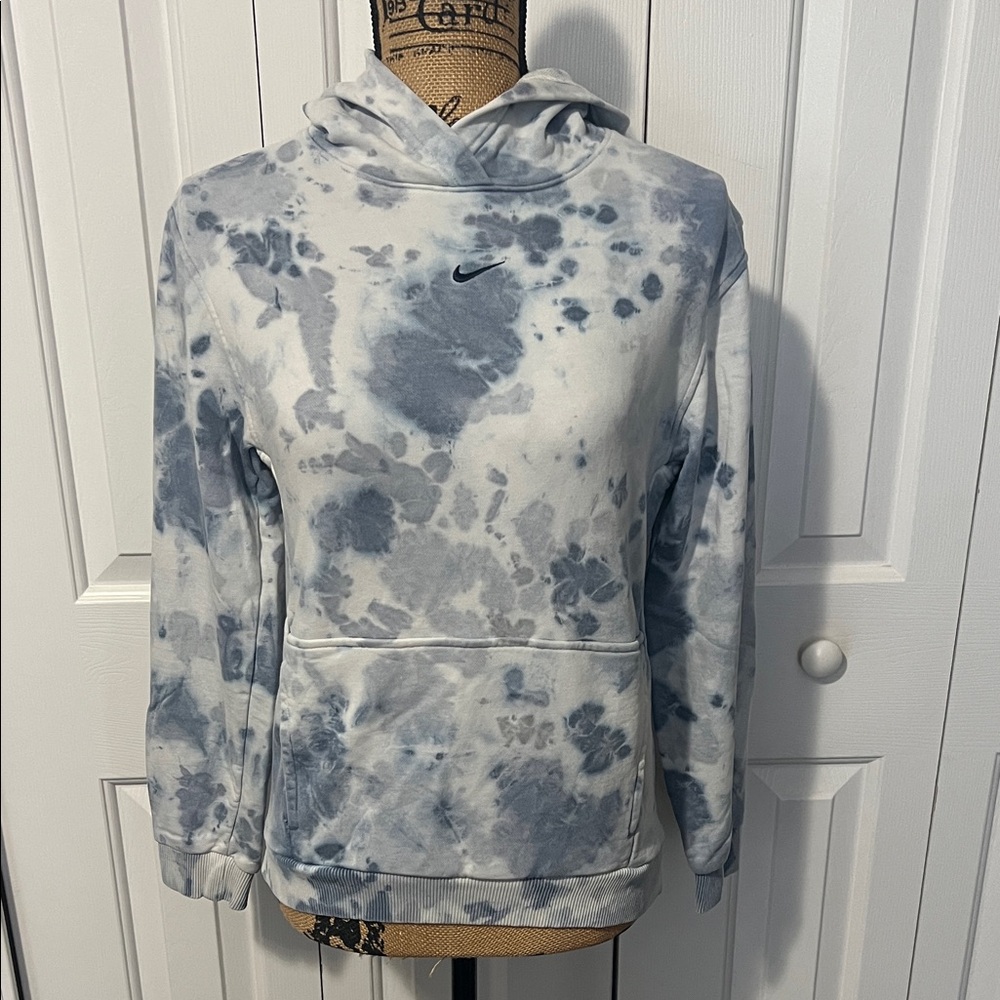 Nike Blue Pattern Hoodie